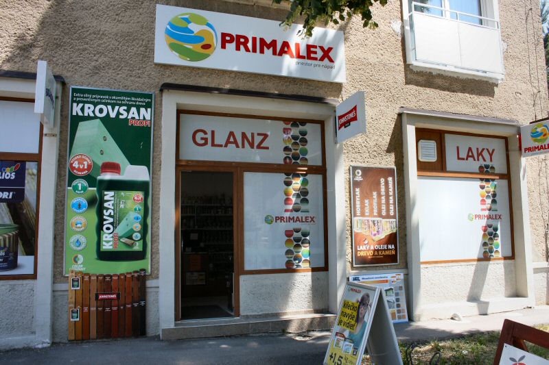 GLANZ farby laky, predajňa Humenné